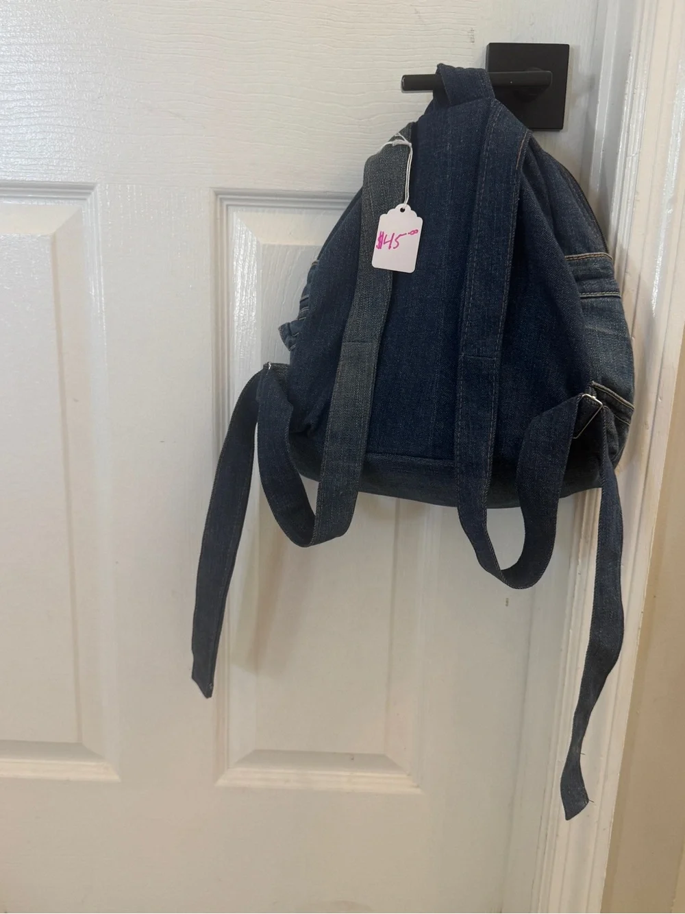 Lee Dark Wash Denim Backpack